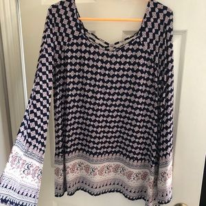 Boho style blouse